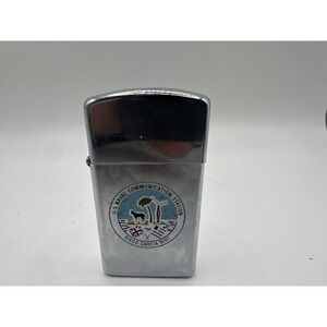 Vintage Rare 1982 US Naval Communication Station Diego Garcia Biot ZIPPO Lighter
